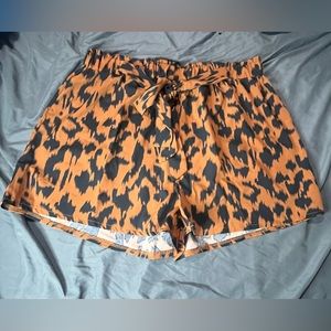 Cheetah Print Shorts